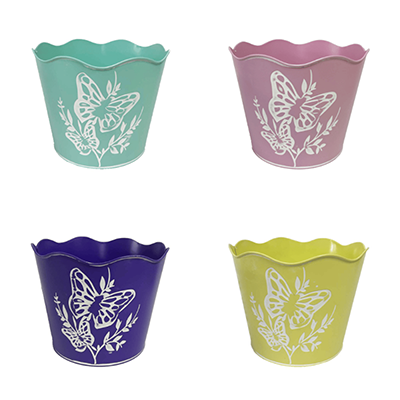 Butterfly Planters with Ruffled Edge, 10 Inch - 12 per case - Decorative Planters